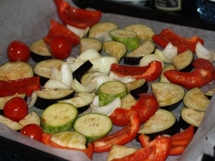 Τα λαχανικά στο τηγάνι πριν τα ψήσετε